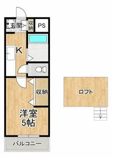 オクト白鷺【3階】の間取り