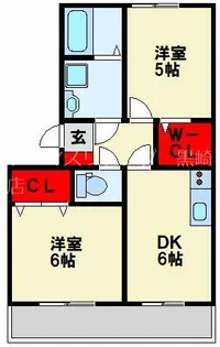 福岡県北九州市八幡西区岸の浦1丁目【アパート】の間取り