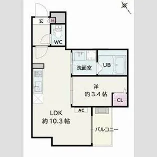 Jack koshin5【1階】の間取り