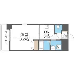 プロスペクト豊中服部【0301号室】の間取り