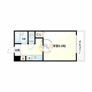 ブレス福寿【5階】の間取り