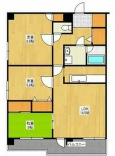 テン・フォーティ【11階】の間取り