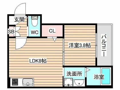 メゾンドF04【1階】の間取り