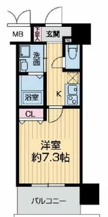 エス・キュート城東中央【1003号室】の間取り