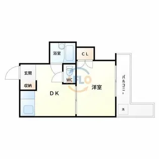 シオザキビルNo.3【5階】の間取り