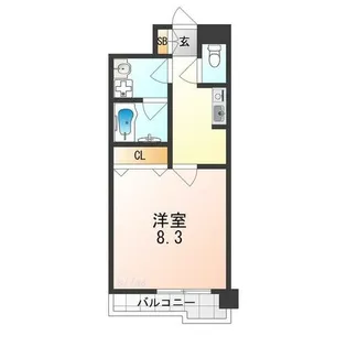 スカイヴィラ日根野【7階】の間取り