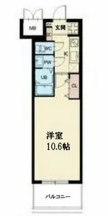 スプランディッド京橋EAST【3階】の間取り