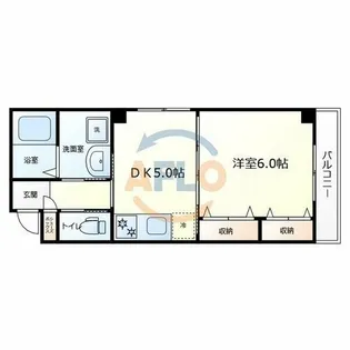 D.G.COURT【5階】の間取り