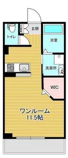 イストワール高宮【107号室】の間取り