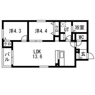 RUSCELLO笠寺【3階】の間取り