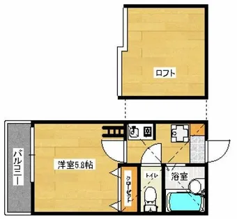 ファミール井尻南Ⅱ【2階】の間取り