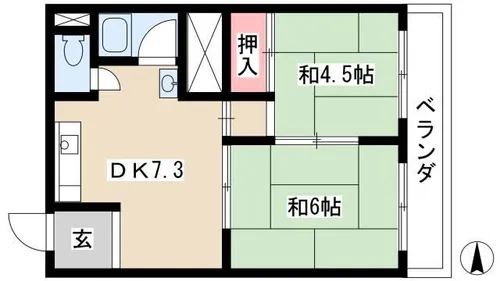 OS・SKYマイネビル【301号室】の間取り