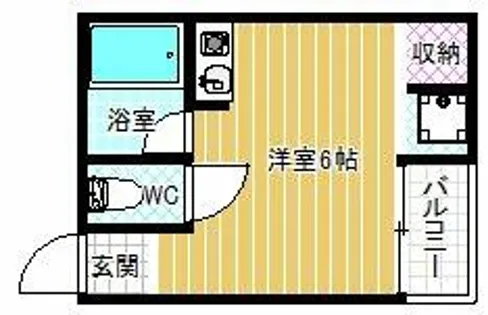 国分本町マンション【2階】の間取り