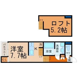 グレイスコート【2階】の間取り