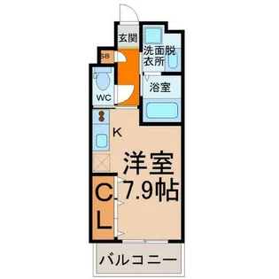 エスポアール泉【4階】の間取り