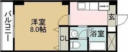 ルミエール E【1階】の間取り