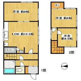 北海道札幌市手稲区稲穂四条2丁目【一戸建】の間取り