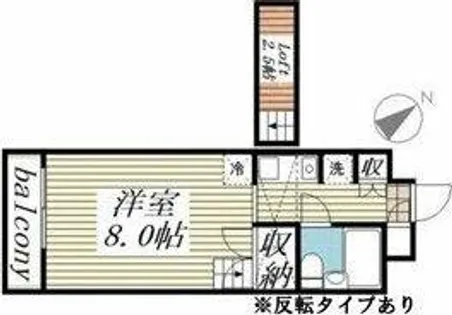 Hills Fujikawa【03D号室】の間取り