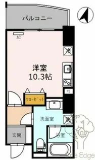 エトワール北新地【4階】の間取り