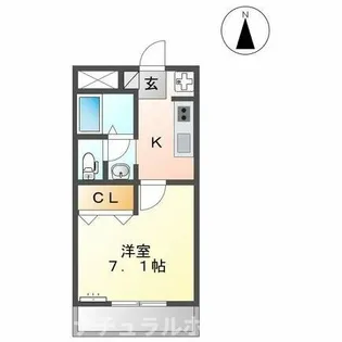 グリーンベル五番館【202号室】の間取り