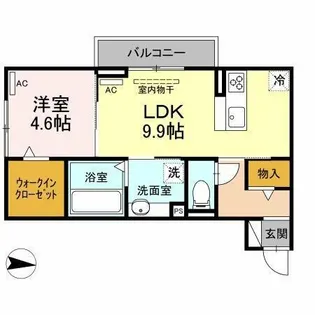 ソレイユ入船【2階】の間取り