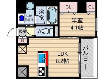 コルテ・ビラージュ【5階】の間取り