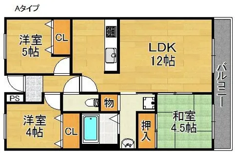 アヴニールHIKO【2階】の間取り