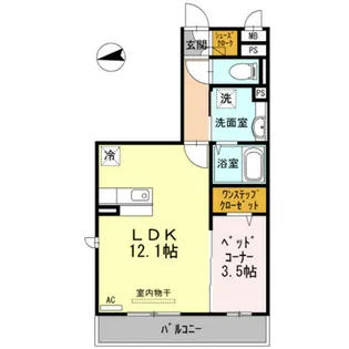グラン ジュテ【2階】の間取り