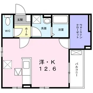 エレガント高松Ⅱ【2階】の間取り