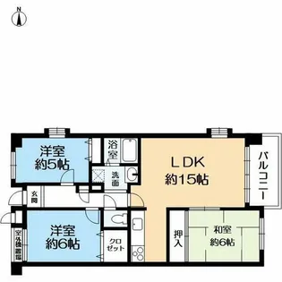 メゾン大蔵【3階】の間取り