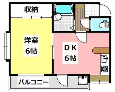 ルミエール大池【103号室】の間取り