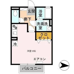 アネックス天満【202号室】の間取り