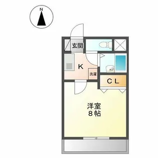 シャトー大塚【202号室】の間取り