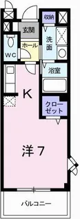 エメラルド雅Ⅱ【2階】の間取り