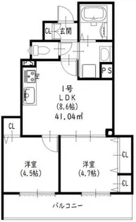 ラモーナ清瀧【2階】の間取り
