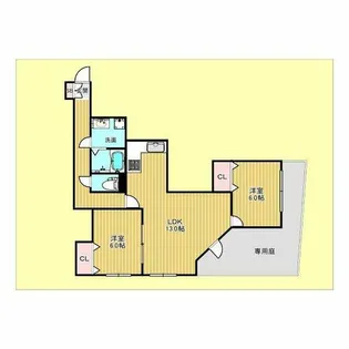 ヴィラウッドランドⅡ【1階】の間取り