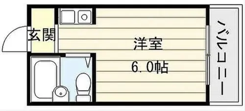 YOUハイム南巽【4階】の間取り