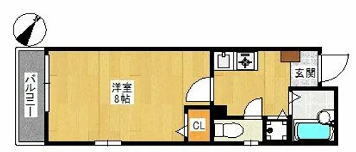 エンゲルベルク小花【2階】の間取り