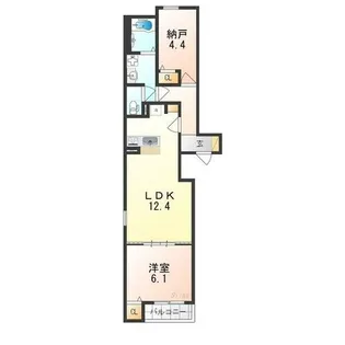 F+style東港町【1階】の間取り