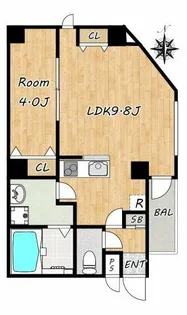 Bell Ange【4階】の間取り