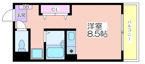 パークシティ長居【2階】の間取り