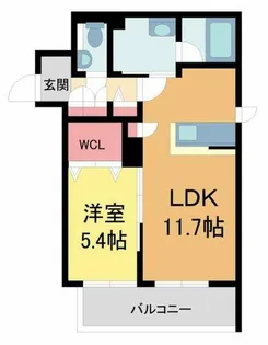 Grande御影中町【203号室】の間取り