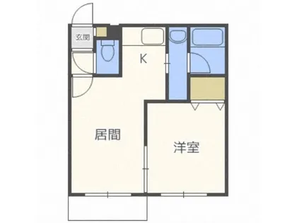 コスモ澄川【202号室】の間取り