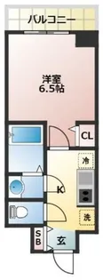 ララプレイス天王寺シエロ【13階】の間取り