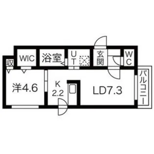 FERIO発寒南【2階】の間取り