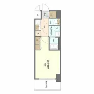S-RESIDENCE名古屋菊井aline(アライン)【2階】の間取り