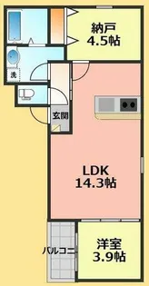 CS名塚【1階】の間取り