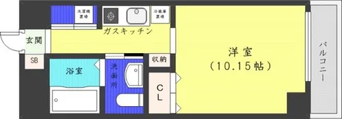 TEADA北4条【2階】の間取り
