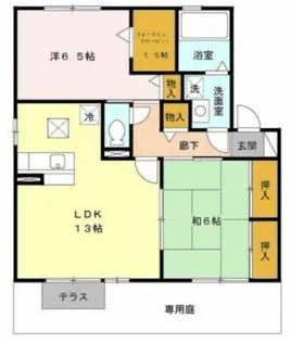 プレタメゾン大前II【1階】の間取り