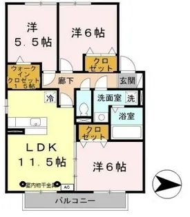 リヴェール コート【2階】の間取り